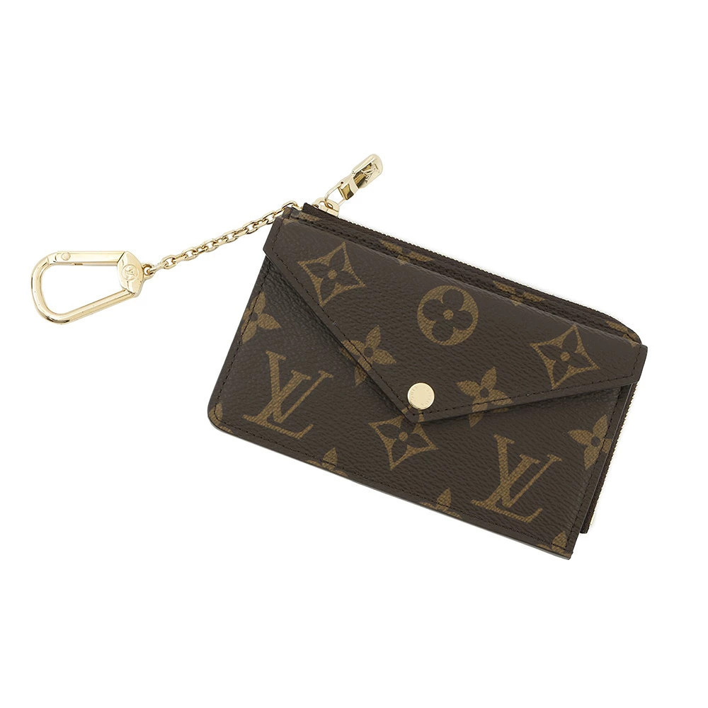 Louis Vuitton Monogram coin case Wallet Porte Cartes Rect Verso Wallet